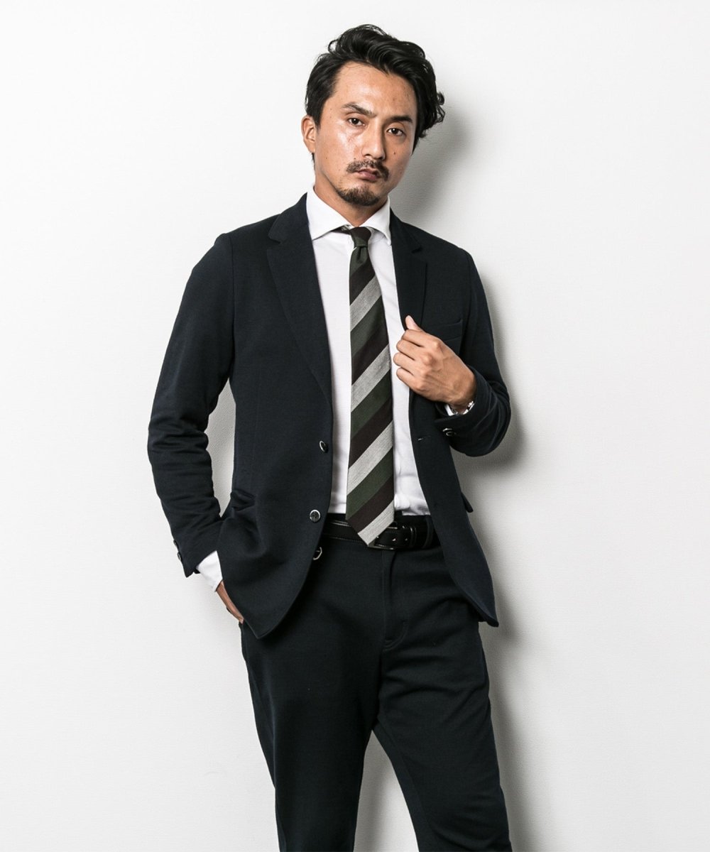 上品な質感で大人の印象 ウールネクタイ