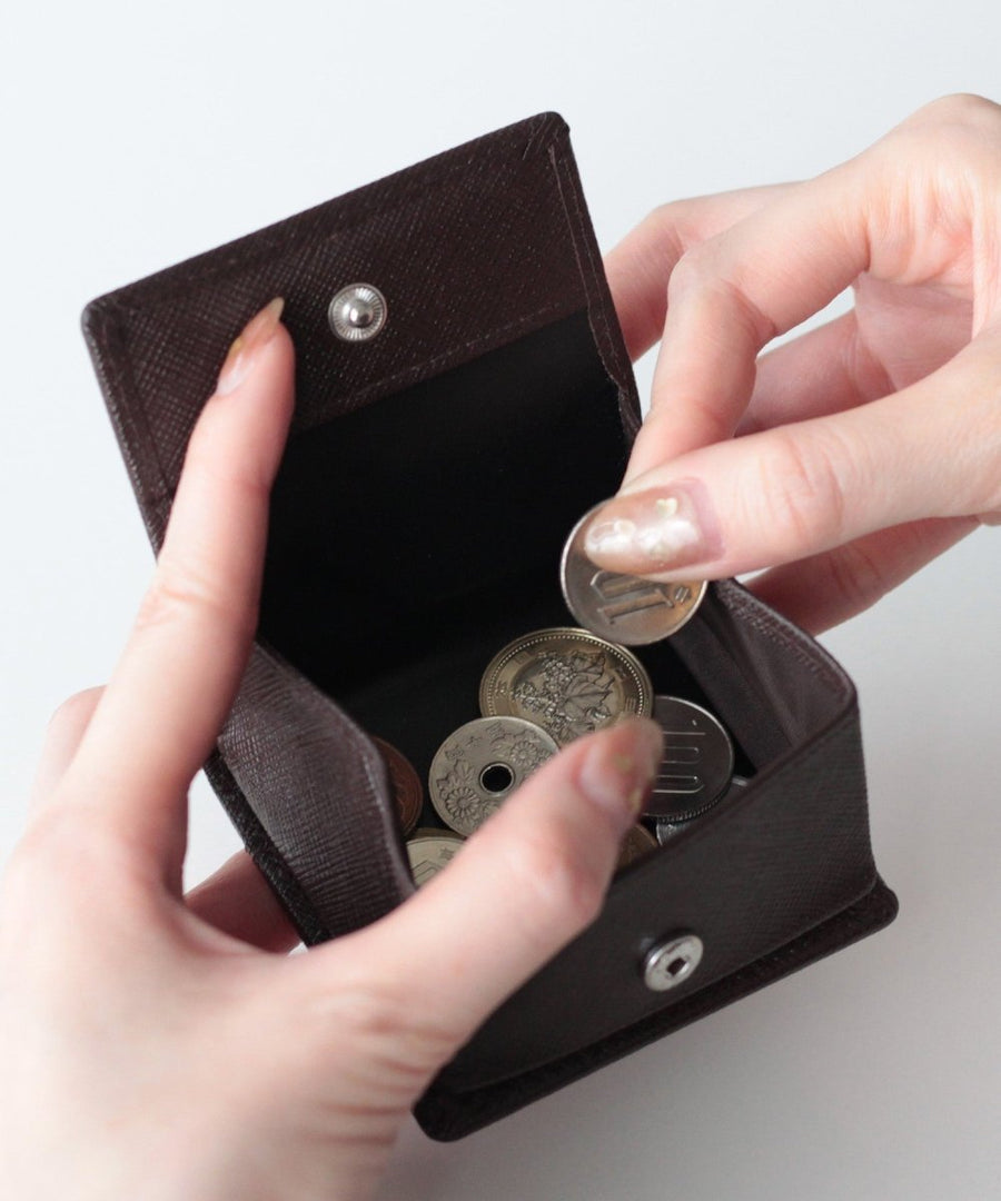 手のひらサイズで「接近戦に強い。」 BOX型コインケース【名入れ無料】