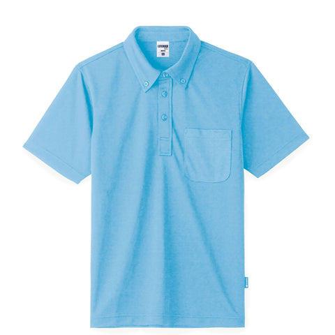 Polo shirts for men and women, button-down, odorless, dry, Polygiene treated 