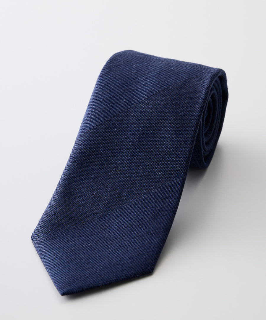 リネンシルクネクタイ