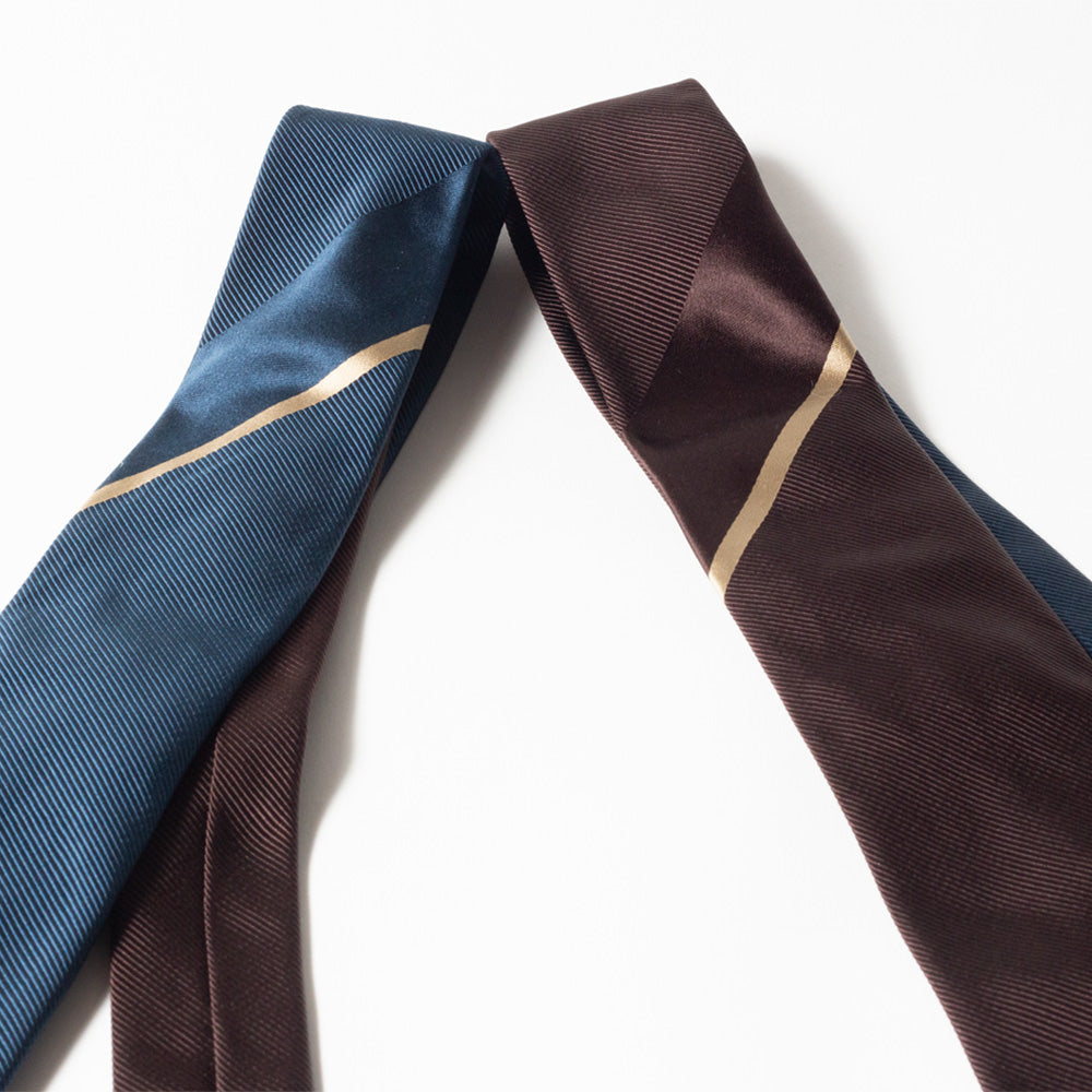 Azzurro e Marrone tie