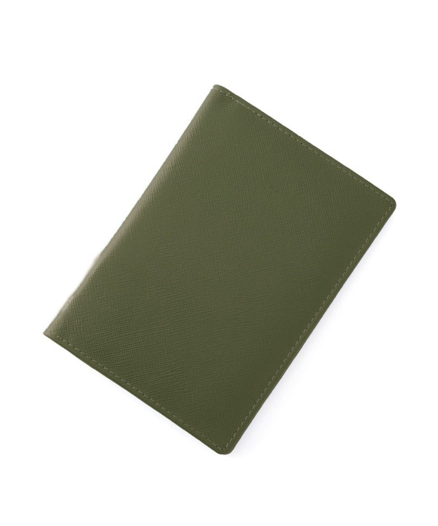 パスケース】本革パスポートケース leather イエロー シボ