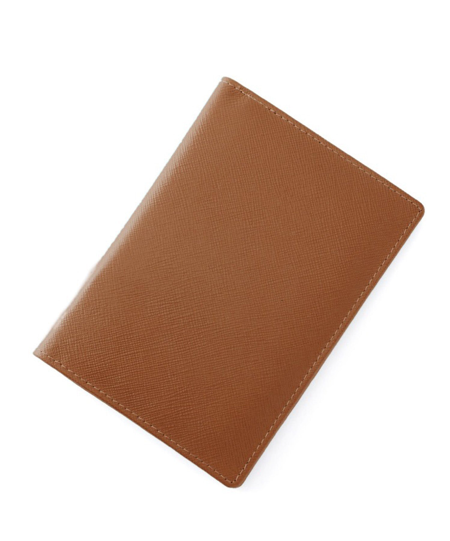 パスケース】本革パスポートケース leather イエロー シボ メンズ