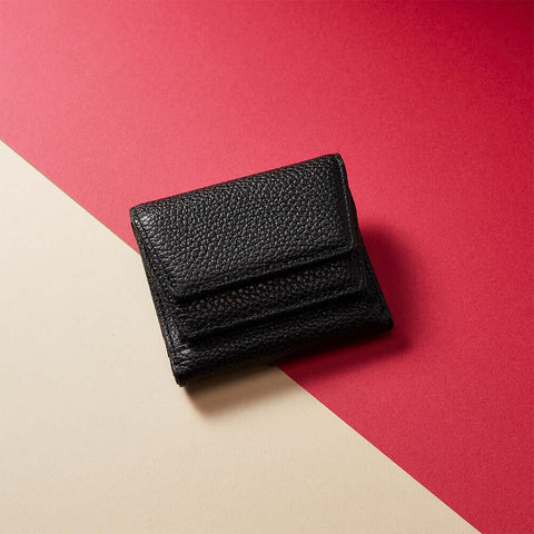【イタリアンレザー】日本製3つ折り財布｜MAMORIO 紛失防止デバイス搭載｜小さくてもなくさない