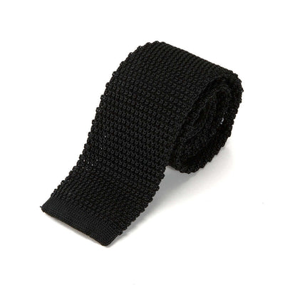 シルク100%やわらかニットネクタイ