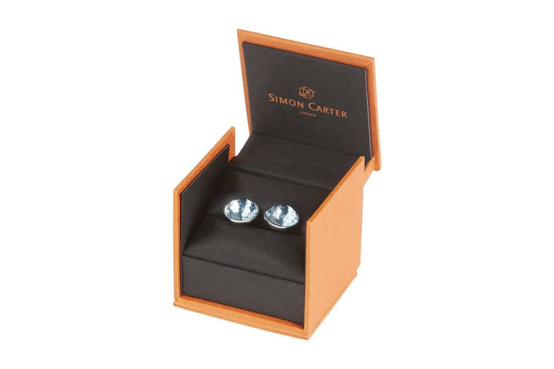 カフスボタン】Cuffs Simon Carter Domed Round Crystal サイモン