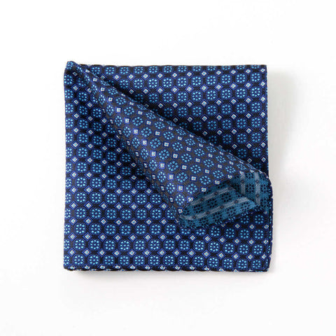 【京都シルク100％】日本製ポケットチーフ｜全20柄｜スーツを彩るポケットチーフ