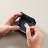 【イタリアンレザー】日本製3つ折り財布｜MAMORIO 紛失防止デバイス搭載｜小さくてもなくさない