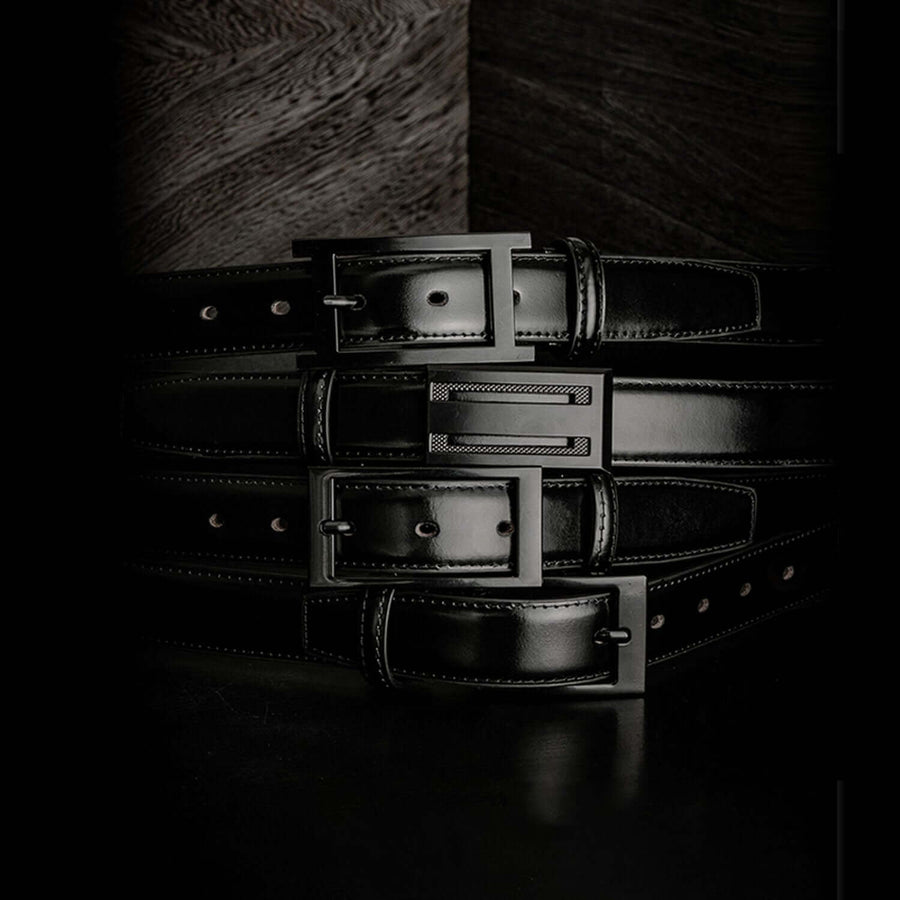 細部まで徹底的にこだわった本当の「黒」 Midnight Blackベルト