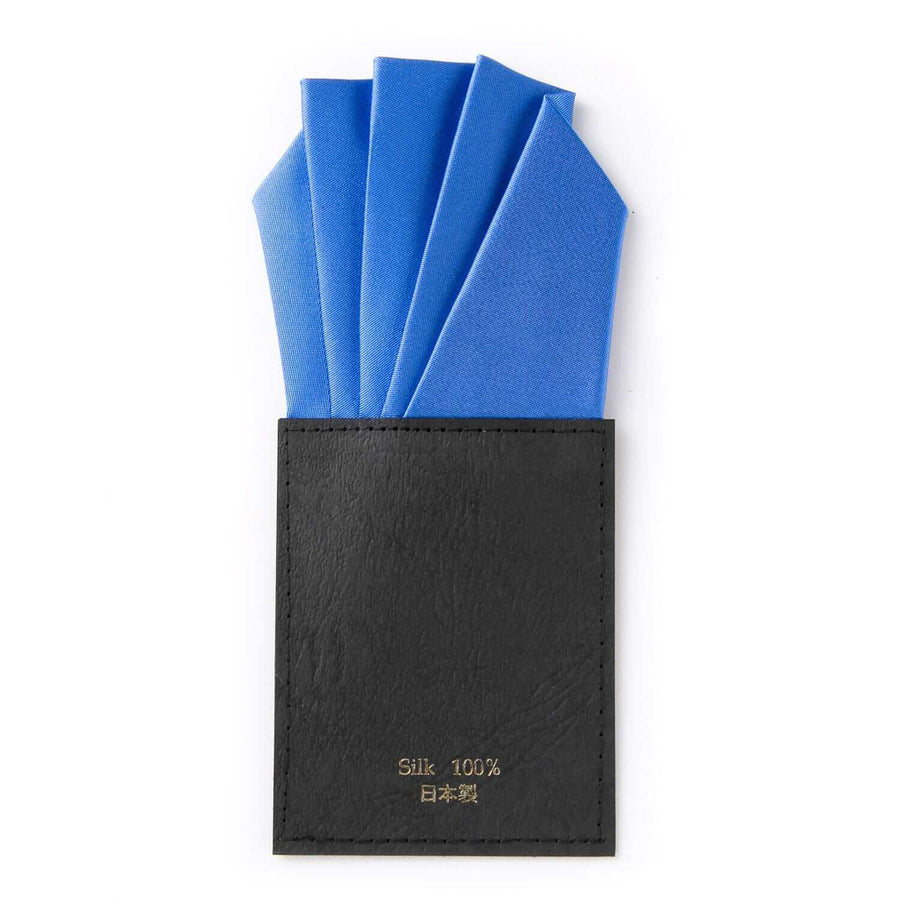 ワンタッチでカッコイイが一日中続く ポケットチーフ 5ピークス