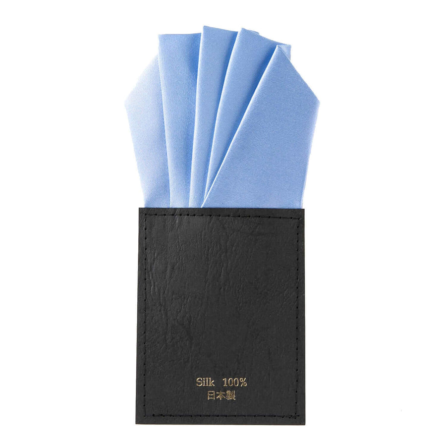 ワンタッチでカッコイイが一日中続く ポケットチーフ 5ピークス