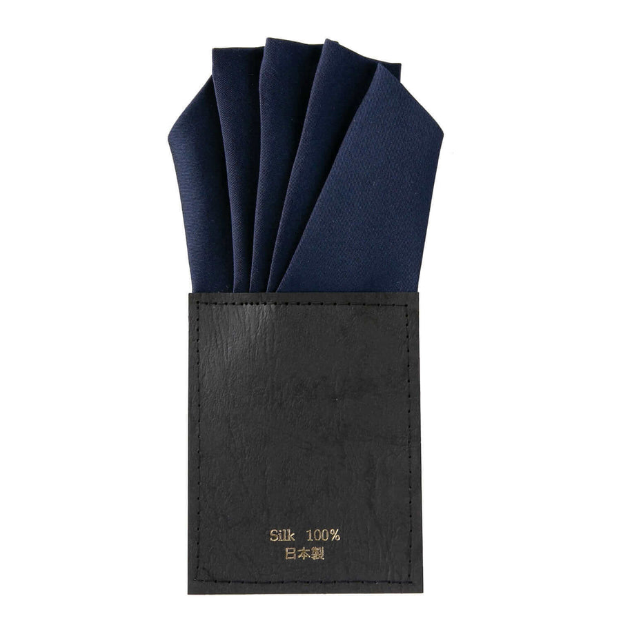 ワンタッチでカッコイイが一日中続く ポケットチーフ 5ピークス