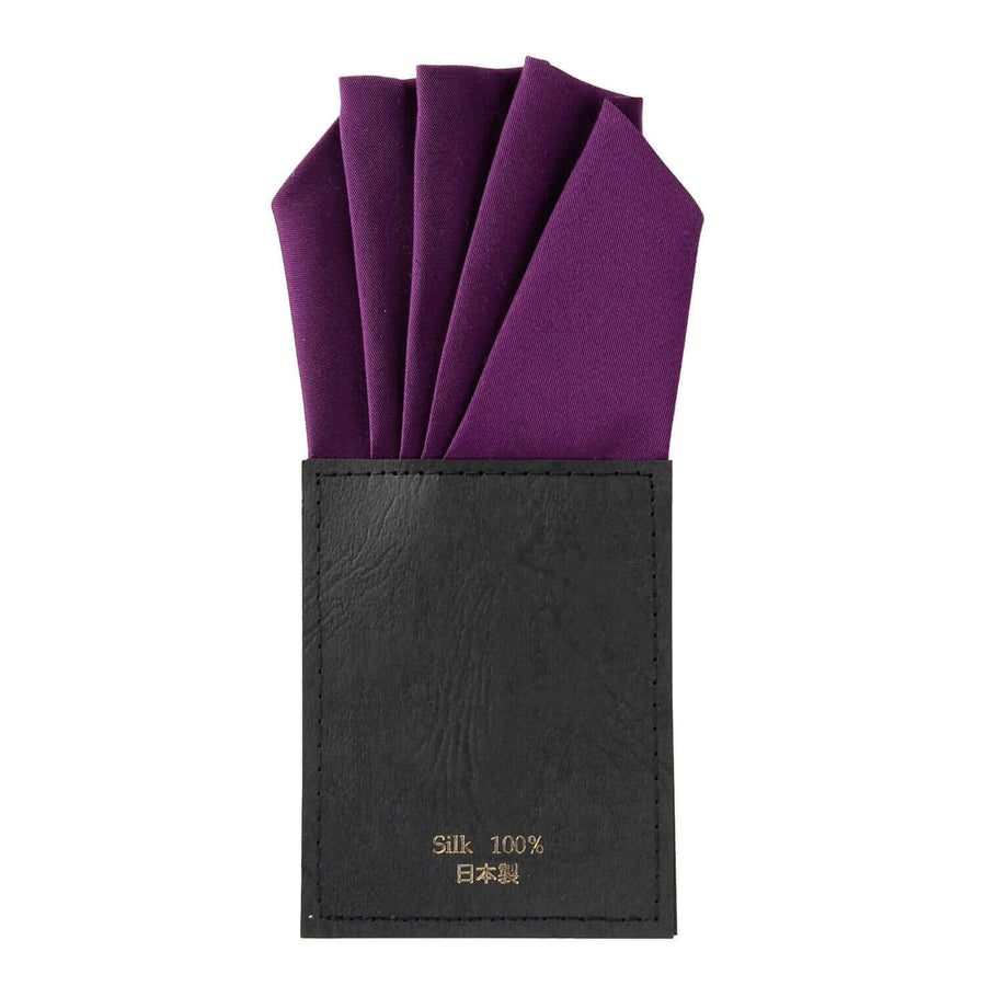 ワンタッチでカッコイイが一日中続く ポケットチーフ 5ピークス