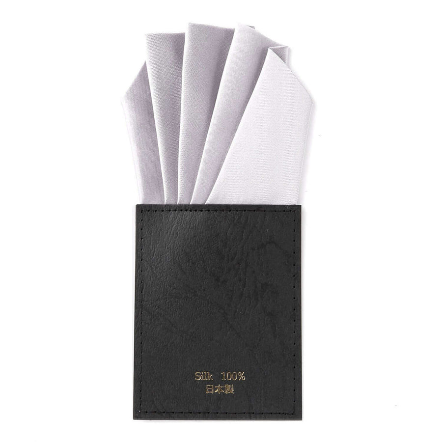 ワンタッチでカッコイイが一日中続く ポケットチーフ 5ピークス