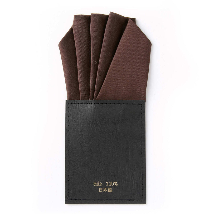 ワンタッチでカッコイイが一日中続く ポケットチーフ 5ピークス