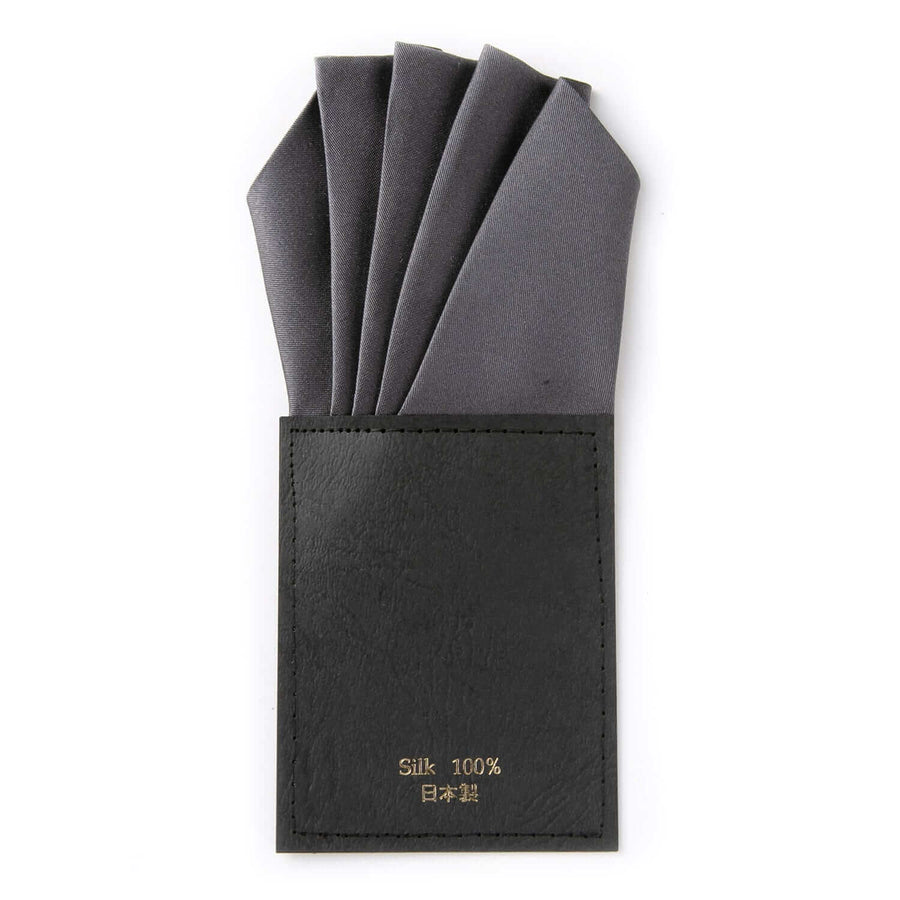 ワンタッチでカッコイイが一日中続く ポケットチーフ 5ピークス