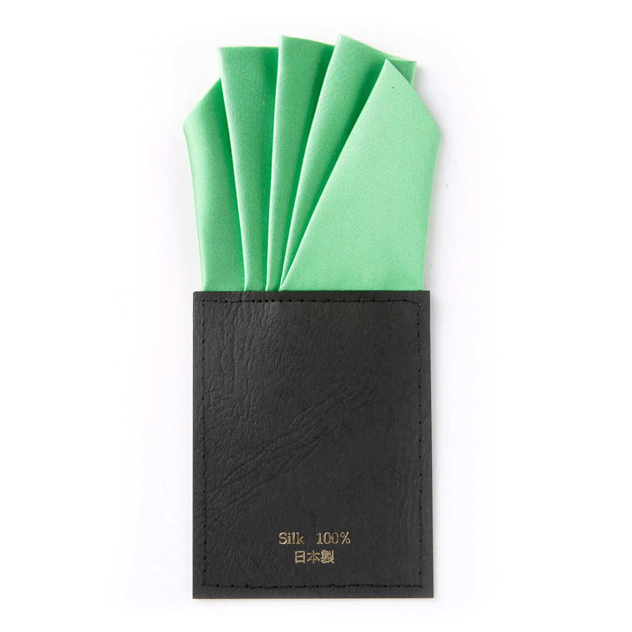 ワンタッチでカッコイイが一日中続く ポケットチーフ 5ピークス