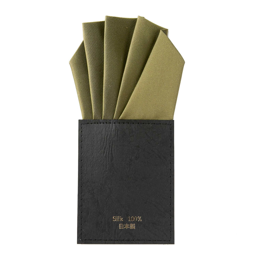 ワンタッチでカッコイイが一日中続く ポケットチーフ 5ピークス