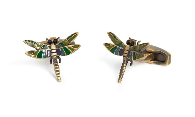 Cuffs Simon Carter 'English Country Garden' Dragonfly サイモンカーター カフス トンボ