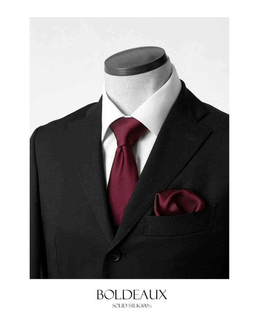 めでたいネクタイ&ポケットチーフセット