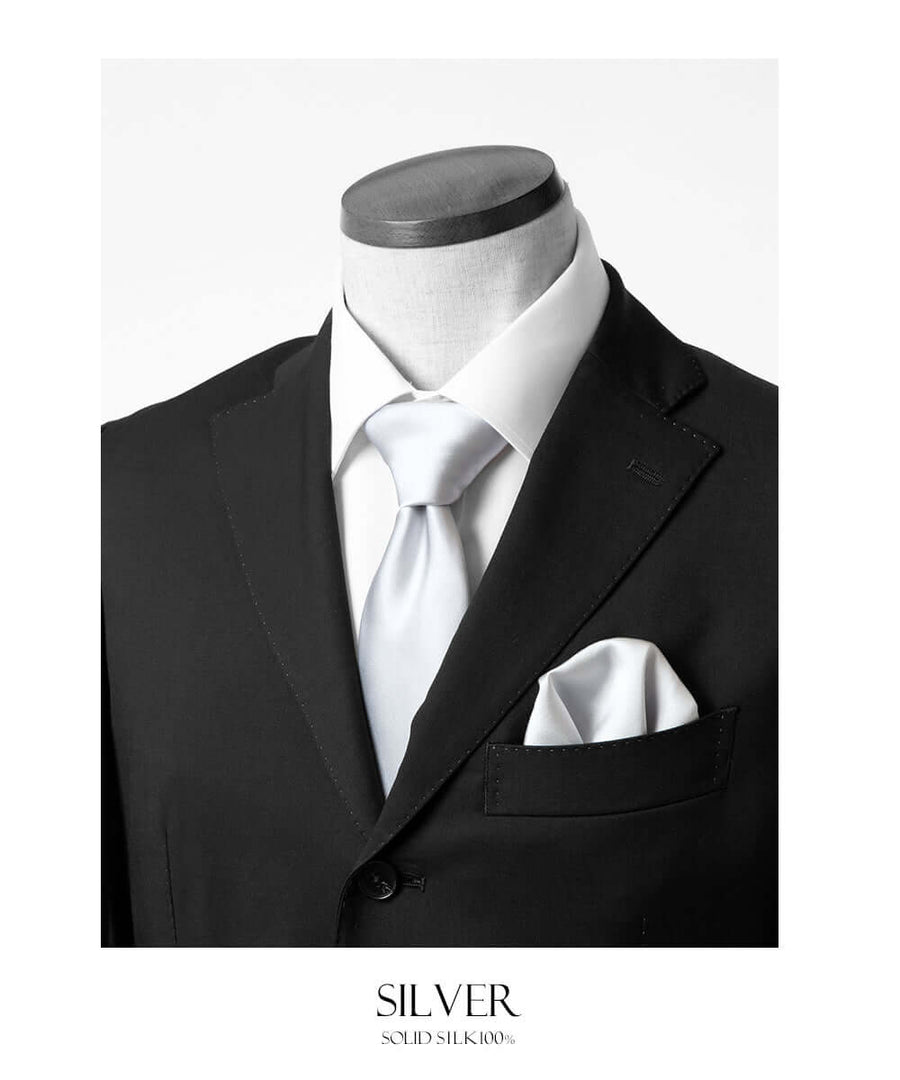 めでたいネクタイ&ポケットチーフセット